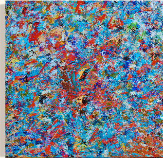 GOD SAVE THE RAINBOW (GENERATION X) 2016 70x70 (1899 € Click foto to buy) 