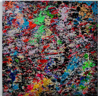 THE NIGHT TRAIN (GENERATION X) 2016, 70x70 (1999 € Click foto to buy)