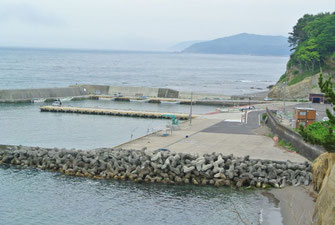 野田町の小さな漁港