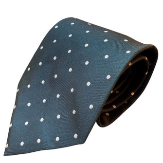 Krawatte DOTS navy silver € 195