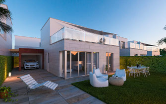 Render arquitectura. Urbanización Murcia