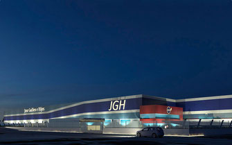 Render de nave industrial