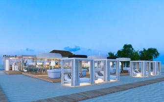 Infografía arquitectura Chiringuito Málaga