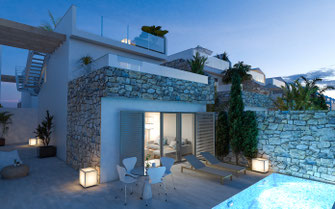 Infografía de arquitectura. Urbanización en Murcia