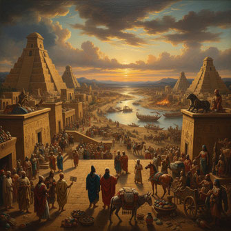 Die Geschichte von Mesopotamien.