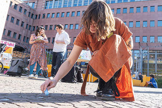 Kunstkarawane Kreidemalerei