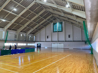 卓球合宿の練習場として使える体育館「豊浦体育センター(新潟県新発田市)」