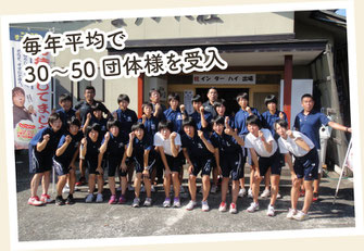 実績豊富（新潟県新発田市でのスポーツ団体合宿・大会遠征拠点）