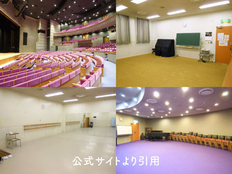 【写真】新潟で合唱部（合唱団）・吹奏楽部（吹奏楽団）の練習で借りられる施設「新発田市民文化会館」