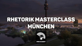 Public Speaking lernen in der Open Academy München - Rhetorik Masterclass offener Workshop