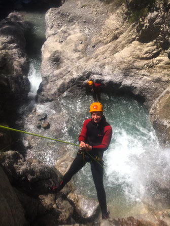 Canyoning Einsteiger Haiming Rafting Ötztal Fanky Sport Wasser Natur Familien Gruppen Aktivität