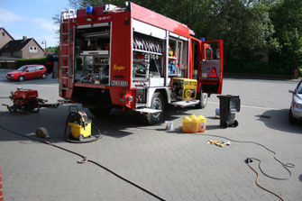 Hier wurde der Lf und die Geräte auf Hochglanz poliert.