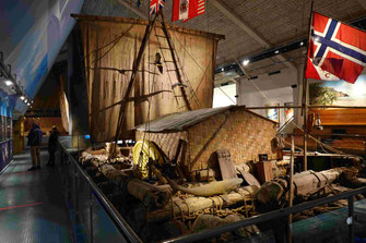 Original Kon-Tiki im Museum