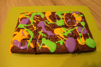 halloween brownies