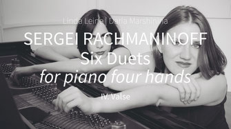 Sergei Rachmaninov. Six Duets – Valse, Gloria/Slava