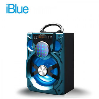 Parlante Iblue Bluetooth Iluminado Usb/Micro Sd/Fm 15w-600mah Blue lo encuentra en #compumarket .... más info siguiendo el enlace ....
