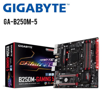 PLACA MADRE GAMING GIGABYTE GA B250M 5 REV 1.0 LGA1151 B250 DDR4 SATA 6.0 USB 3.1 lo encuentra en #compumarket .... más info siguiendo el enlace ....