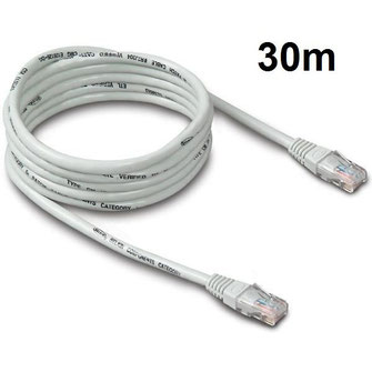 Cable de red RJ45. 30 metros armado listo para conectar lo encuentra en #compumarket .... más info siguiendo el enlace ....