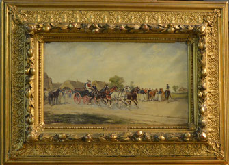 Ungarischer Pferdemarkt   Alfred Steinacker (1838-1914)