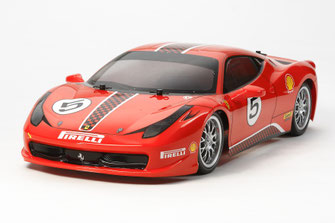 Ferrari als RC Modell im Maßstab 1:10 der Firma Tamiya