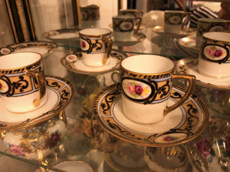 オールドノリタケ 三足 風景画 エナメル盛り ディッシュ メイプルリーフ オールドノリタケ 三足 風景画 エナメル盛り ディッシュ