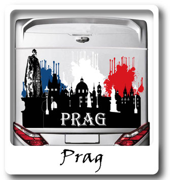 Prag Aufkleber für Reisemobile
