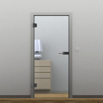 Glastüren klar nach Maß online günstig kaufen