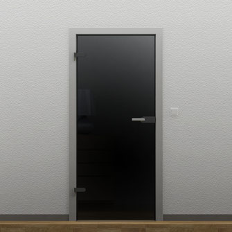 glastür schwarz nach maß günstig kaufen