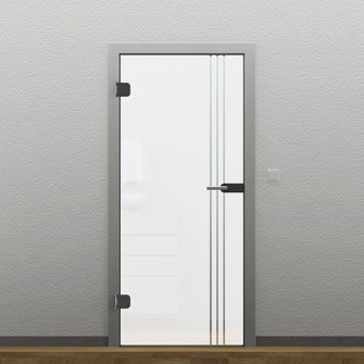 Glastür mit Motiv online konfigurieren