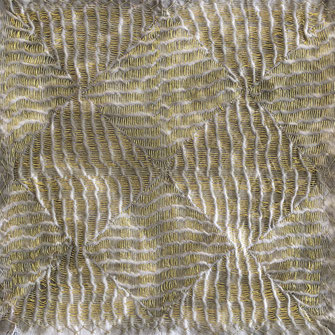 Kantha, pflanzengefärbte Baumwolle, 20x20 cm, "GALAXIEN"