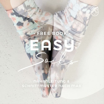 freebook gratis Nähanleitung Socken Easy Socks