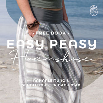 Easy Peasy Haremshose freeBook gratis Nähanleitung