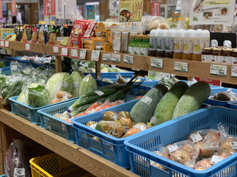 萩市の新鮮野菜ー道の駅　萩・さんさん三見ー