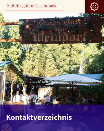 Kontaktverzeichnis für das 37. Kirchheimer Weindorf