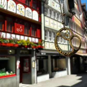 schwäbsiche Brezelkette in Appenzell