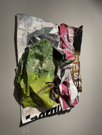 Urban Art von Ariane Kipp mit Kunst aus Straßenplakaten - Street Art Nürnberg