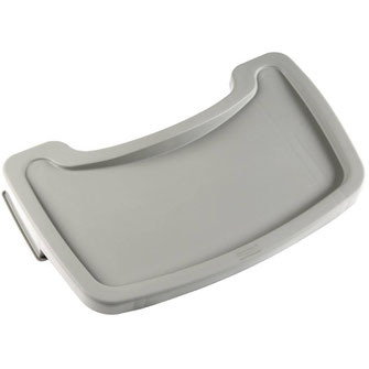 Seperates Tablett M849 in Platinum Farbe passend für Kinderhochstuhl Rubbermaid.