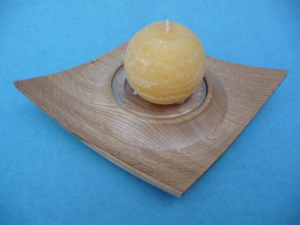 Tischlicht Eiche Drechseln Drechslerei Holzartikel Kunsthandwerk Holz, Geschenk Geschenkartikel Mitbringsel Kunst