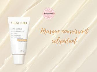 masque nourrissant relipidant nutrimarine masque visage thalion 1001astucesdefilles institut de beaute lannemezan