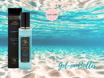 gel en bulles bleu lagon nettoyant visage myspa deborrha 1001astucesdefilles institut de beaute lannemezan