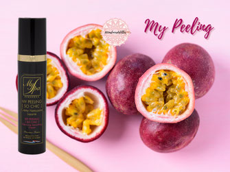 my peeling so chic nettoyant peaux mixtes a grasses gommage enzymatique peaux irritees sensibles myspa deborrha 1001astucesdefilles institut de beaute lannemezan