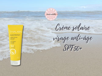 creme solaire visage anti age spf50+ visage thalion 1001astucesdefilles institut de beaute lannemezan