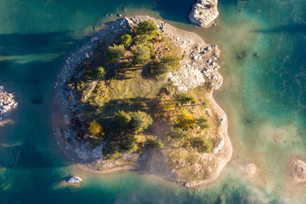 Caumasee Flims Wandern Bergsee Rheinschlucht