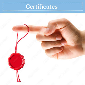 Certificates