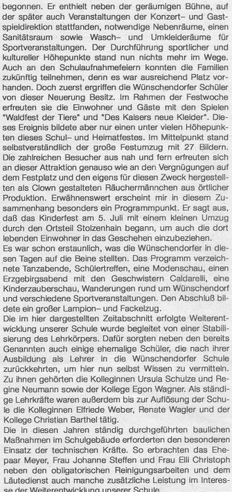 Bild: Wünschendorf Erzgebirge Wagler Herbert Schule Wünschendorf