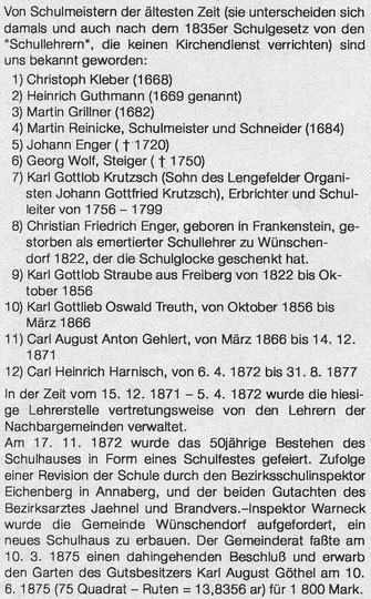 Bild: Wünschendorf Erzgebirge Schule Krauß