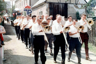 Bild: Wünschendorf Erzgebirge Blaskapelle 1977