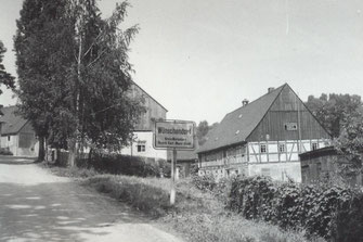 Bild: Wünschendorf Erzgebirge Ehemaliges Sättlergut 1971