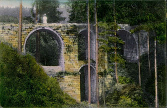 Bild: Wünschendorf Sachsen Hohe Brücke 1912