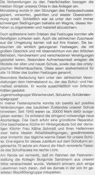 Bild: Wünschendorf Erzgebirge Wagler Herbert Schule Wünschendorf